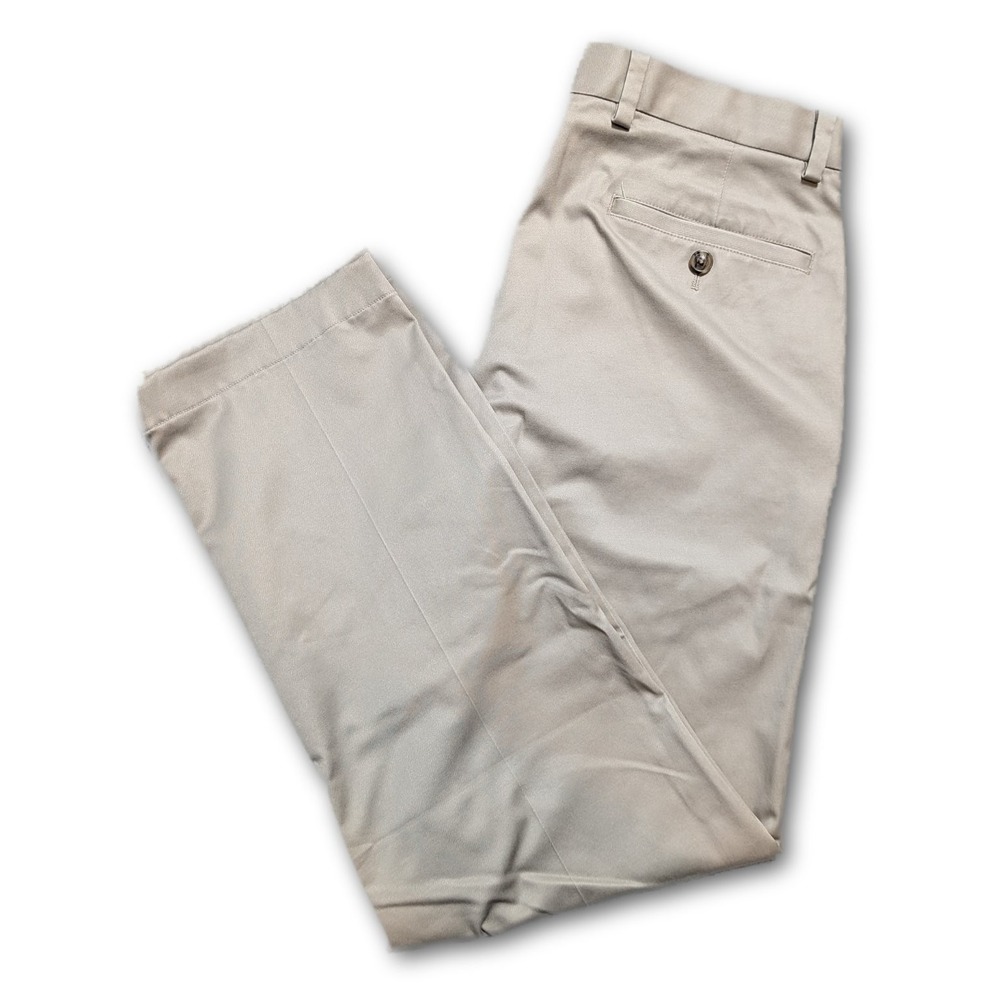 Brooks Brothers 346 Mens Pants Advantage Chino Khaki 31x30 Lightweight Stretch